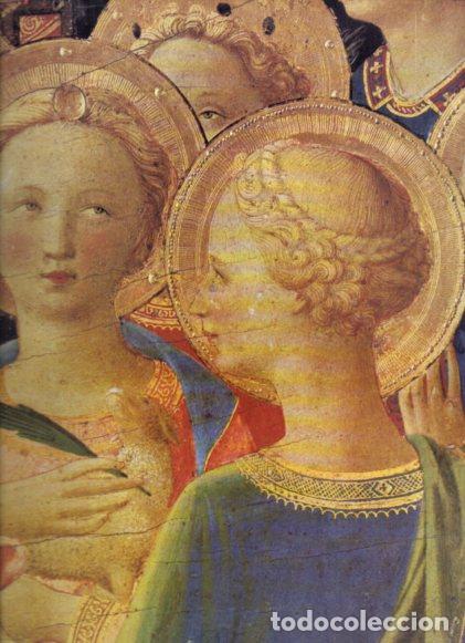 Libri di seconda mano: LAMINA V52663: Coronacion de la Virgen detalle por Fray Angelico
