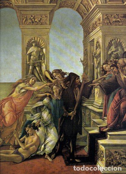 Libros: LAMINA V52668: La calumnia por Botticelli, detalle