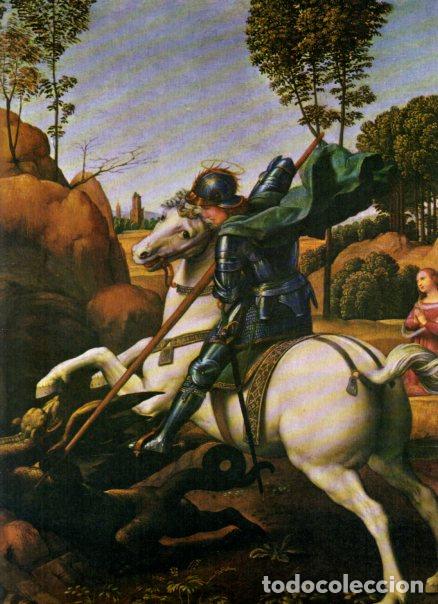 Libri di seconda mano: LAMINA V52736: San Jorge y el dragon por Rafael Sanzio