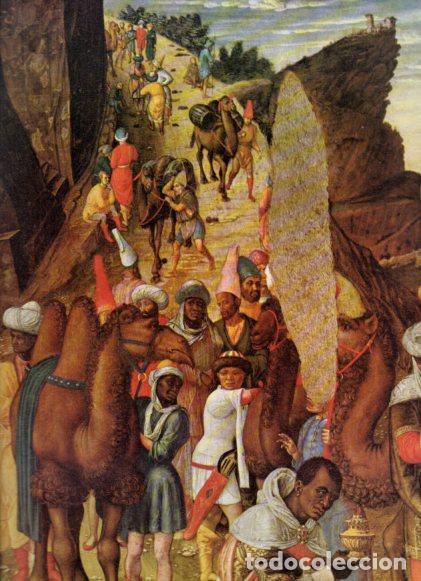 books: LAMINA V52673: Adoracion de los Reyes por Andrea Mantegna, detalle