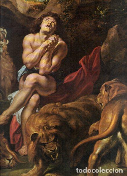 B&uuml;cher: LAMINA V52740: Daniel en el foso de los leones por Rubens, detalle