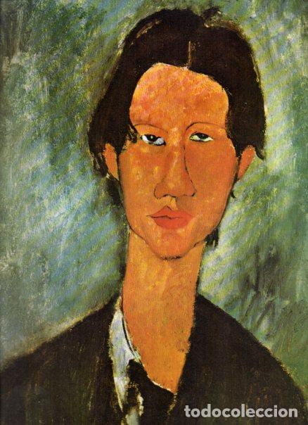 Libros: LAMINA V52762: Retrato de Chaim Soutine por Modigliani, detalle