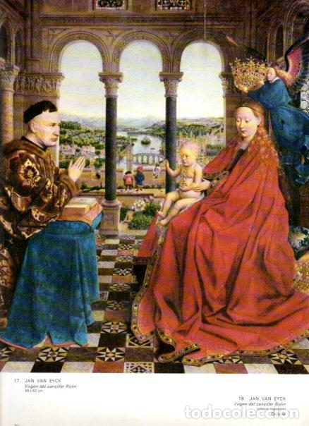 Libros: LAMINA V52827: Virgen del canciller Rolin por Van Eyck