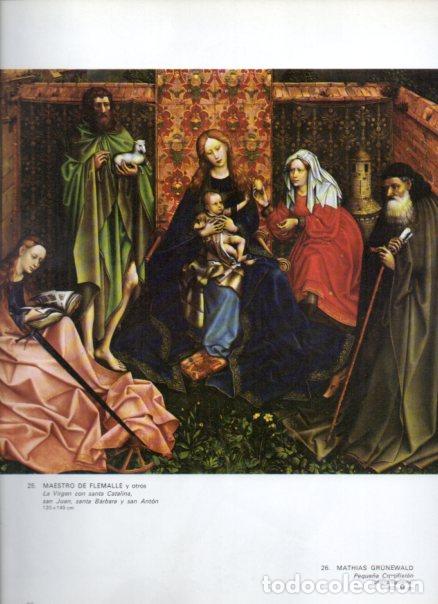 Libros: LAMINA V52733: La Virgen con santa Catalina san Juan y santa Barbara por Maestro de Flemalle