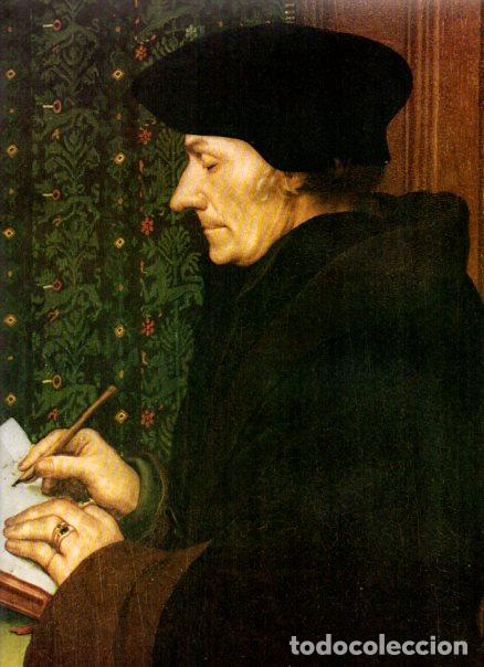 B&uuml;cher: LAMINA V52831: Erasmo de Totterdam por Holbein El Joven