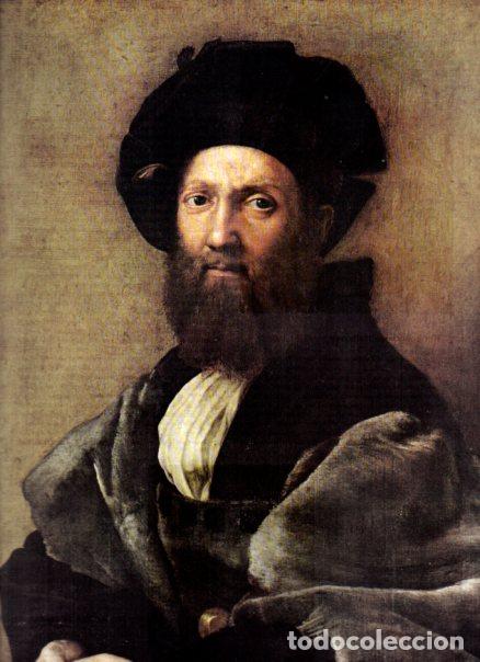 Libri di seconda mano: LAMINA V52835: Baltasar Castiglione retrato por Rafael