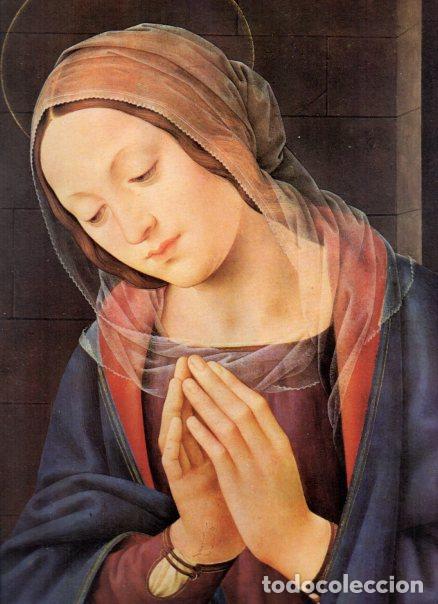 B&uuml;cher: LAMINA V52714: Adoracion del Ni&ntilde;o Jesus por Lorenzo di Credi, detalle