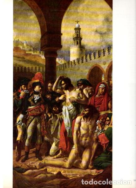 Libri di seconda mano: LAMINA V52861: Bonaparte visitando apestados de Jaffa por A. Jean Gros