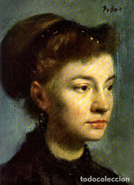 books: LAMINA V52877: Retrato de muchacha por Degas