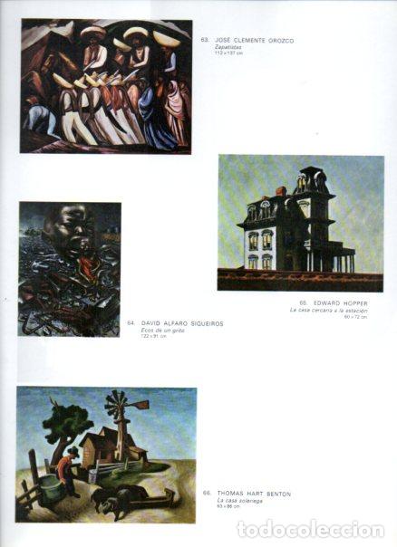 Libros: LAMINA V52783: Obras por J. C. Orozco, E. Hopper, Siqueiros y T. Hart Benton