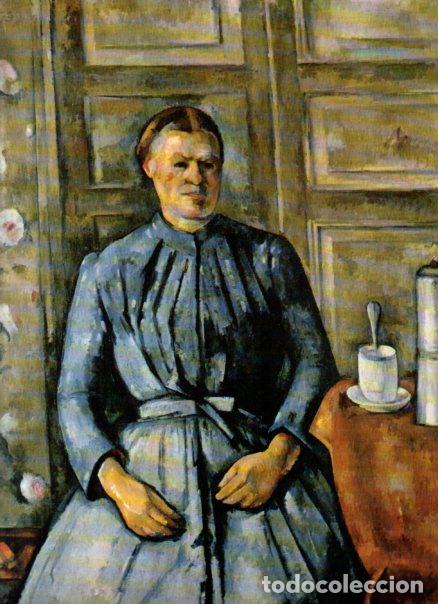 Libri di seconda mano: LAMINA V52880: La mujer de la cafetera por Cezanne