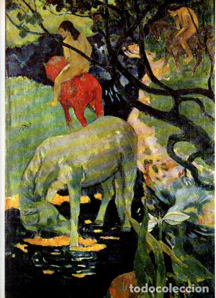 books: LAMINA V52892: El caballo blanco por Gauguin