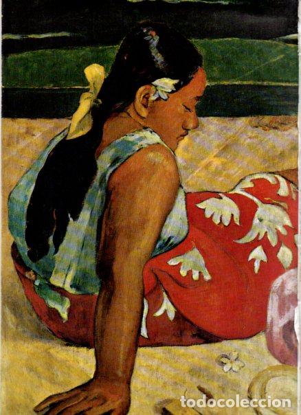 Libri di seconda mano: LAMINA V52890: Mujeres de Tahiti por Gauguin, detalle