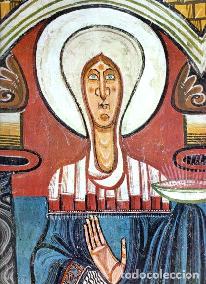 B&uuml;cher: LAMINA V52902: La Virgen con el Grial, abside de Sant Climent de Taull