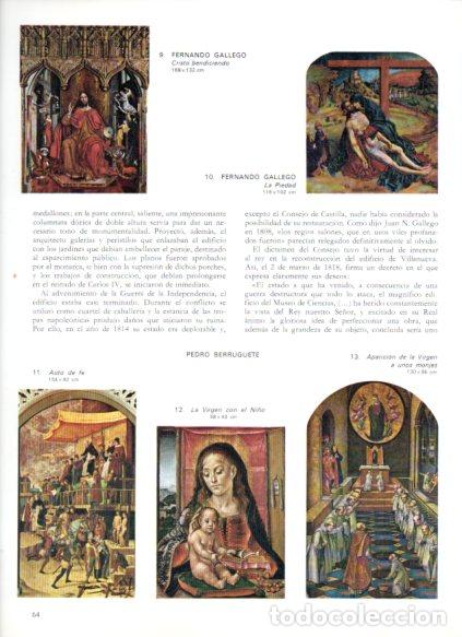 Libri di seconda mano: LAMINA V52920: Obras por Berruguete y la Piedad por F. Gallego