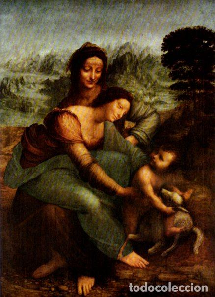 Libri di seconda mano: LAMINA V52833: La Virgen con el Ni&ntilde;o y santa Ana por Da Vinci