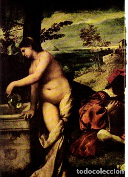 Libros: LAMINA V52838: Concierto campestre por Giorgione, detalle