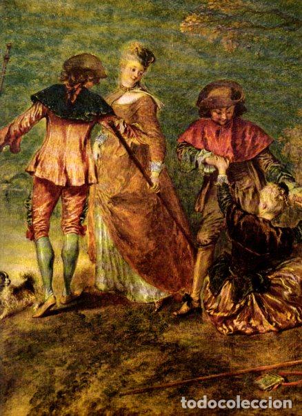 Libros: LAMINA V52853: Embarque para Citerea por Antoine Watteau