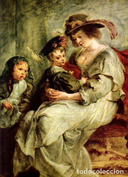 books: LAMINA V52849: Elena Fourment y sus hijos por Rubens