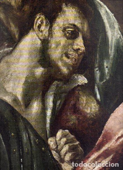 B&uuml;cher: LAMINA V52995: El expolio de Cristo por El Greco. Detalle
