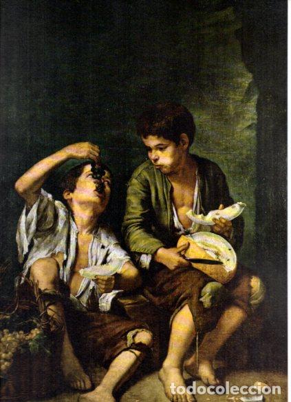 books: LAMINA V53000: Ni&ntilde;os comiendo fruta por Murillo