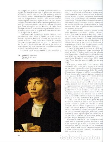 Libri di seconda mano: LAMINA V53011: Retrato de un joven por Durero