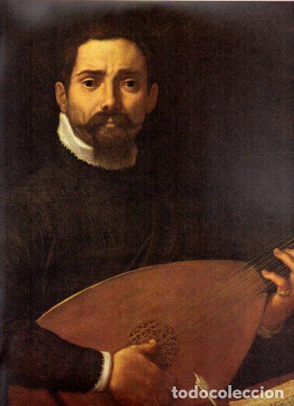 Libri di seconda mano: LAMINA V53016: El tocador de laud Giovanni Gabrielli por A. Carracci