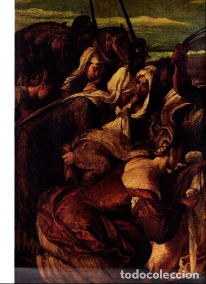 Livros em segunda m&atilde;o: LAMINA V53037: Camino del Calvario por J. Bassano. Detalle
