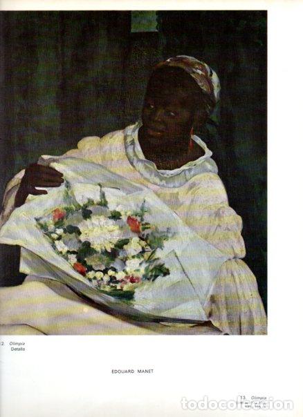 Libros: LAMINA V52874: Olimpia por Manet, detalle