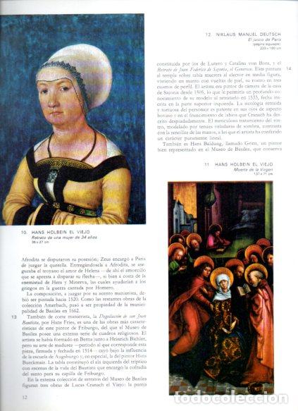 Libros: LAMINA V53056: Muerte de la Virgen y Retrato de una mujer por Hans Holbein el Viejo