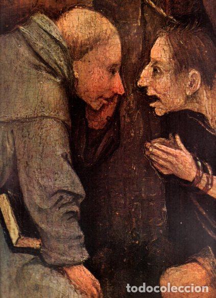 Libri di seconda mano: LAMINA V53082: Camino del Calvario por El Bosco. Detalle