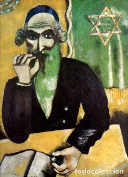 Libri di seconda mano: LAMINA V53071: El rabino por Marc Chagall