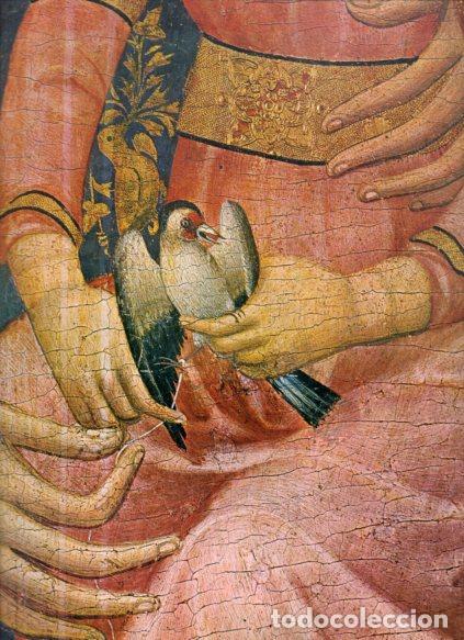 Libri di seconda mano: LAMINA V52914: Virgen con angeles por Pere Serra, tabla de Tortosa detalle