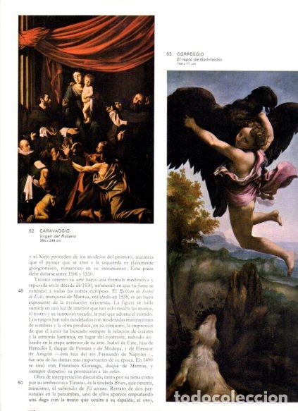 B&uuml;cher: LAMINA V53097: Virgen del Rosario por Caravaggio y Rapto de Gabimedes por Correggio