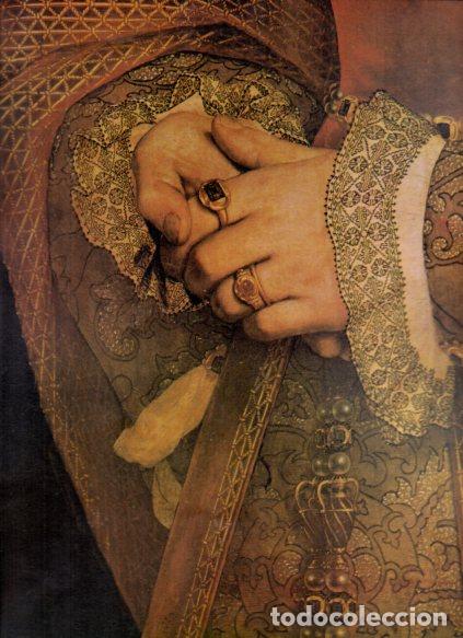 Libri di seconda mano: LAMINA V53091: Retrato de Jane Seymor por Hans Holbein el Joven. Detalle