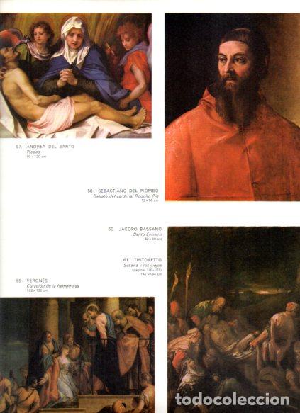 Libros: LAMINA V53096: Piedad por A. del Sarto, Curacion de la hemorroisa por Verones y Santo Entierro por B