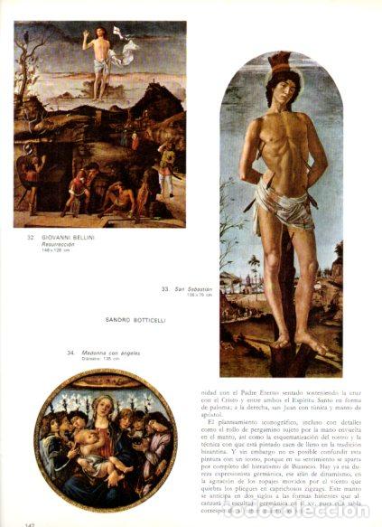 Libros: LAMINA V53112: San Sebastian y Madonna con angeles por Botticelli