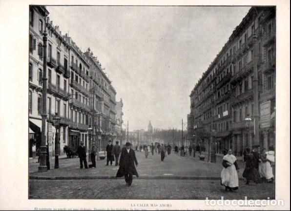 Livres: LAMINA V52299: Rambla de Catalu&ntilde;a en Barcelona