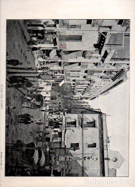 Livres: LAMINA V52308: Plaza del Padro, Barcelona