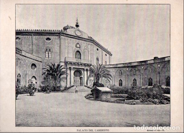 B&uuml;cher: LAMINA V52334: Palacio del Laberinto o Palacio del Marques de Alfarras,Barcelona