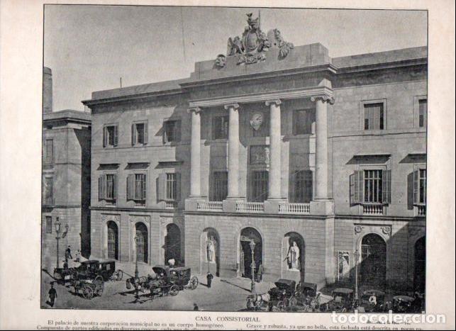 books: LAMINA V52354: Casa Consistorial o Ayuntamiento de Barcelona