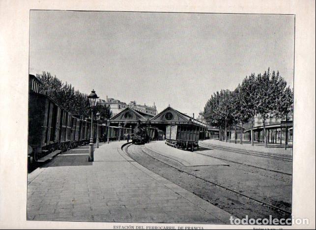 Livros em segunda m&atilde;o: LAMINA V52353: Estacion de Francia en Barcelona