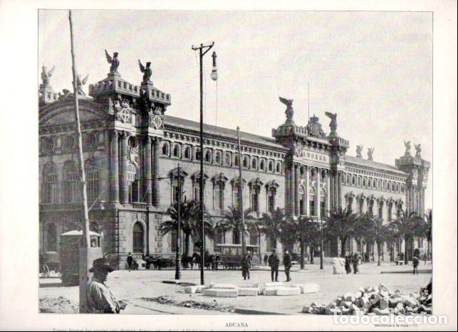 Libros: LAMINA V52367: La Aduana de Barcelona