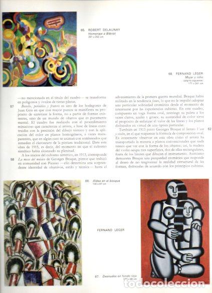 Libri di seconda mano: LAMINA V53068: Aldea en el bosque y desnudos en fondo rojo por F. Leger