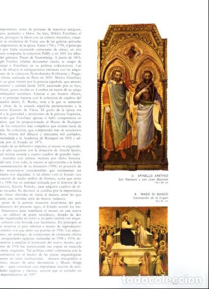 Libros: LAMINA V53029: San Nemesio y Juan Bautista por Aretino y Coronacion de la Virgen por di Banco