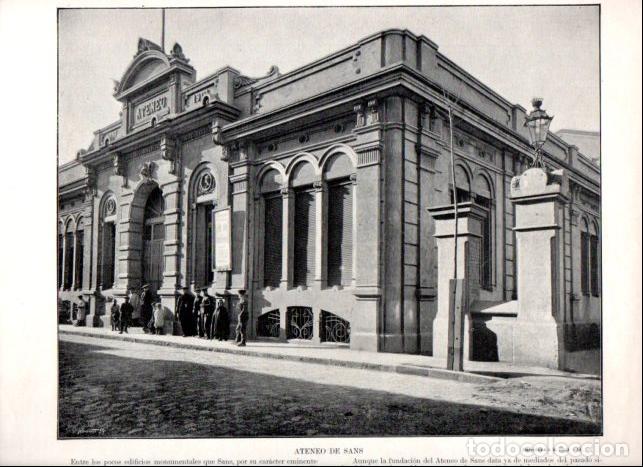 Livres: LAMINA V52382: Ateneo de Sans en Barcelona