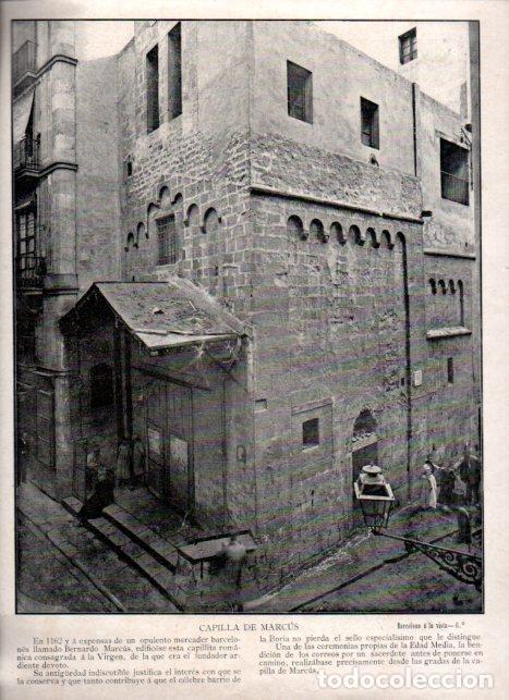 books: LAMINA V52394: Capilla de Marcus en Barcelona