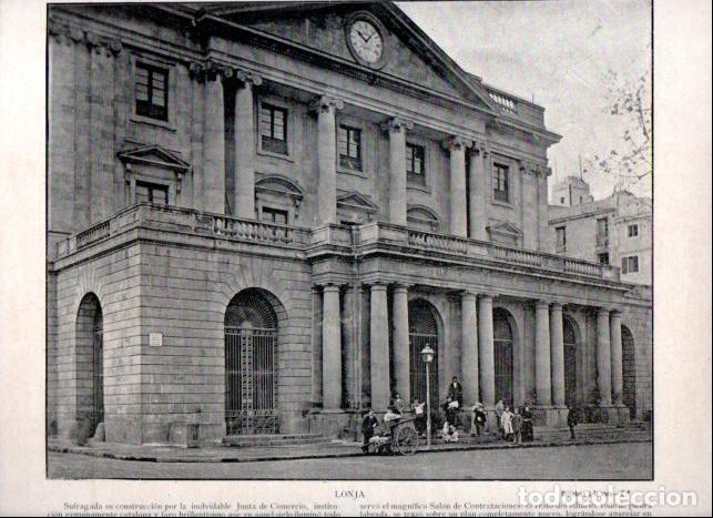 Libros: LAMINA V52392: La Lonja de Barcelona