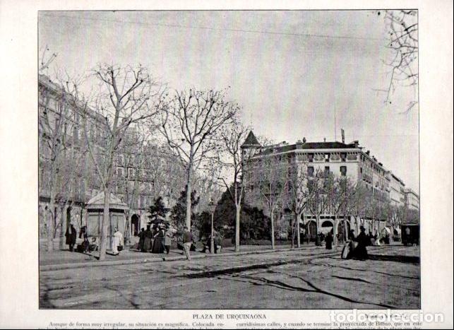 B&uuml;cher: LAMINA V52398: Plaza de Urquinaona de Barcelona