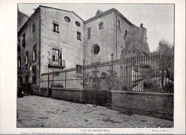 Libros: LAMINA V52403: Casa de Misericordia en Barcelona